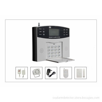 Dc 12v / 1a  5 Wireless Remote Control Lcd Security Alarm System With Led Display Lyd-112l